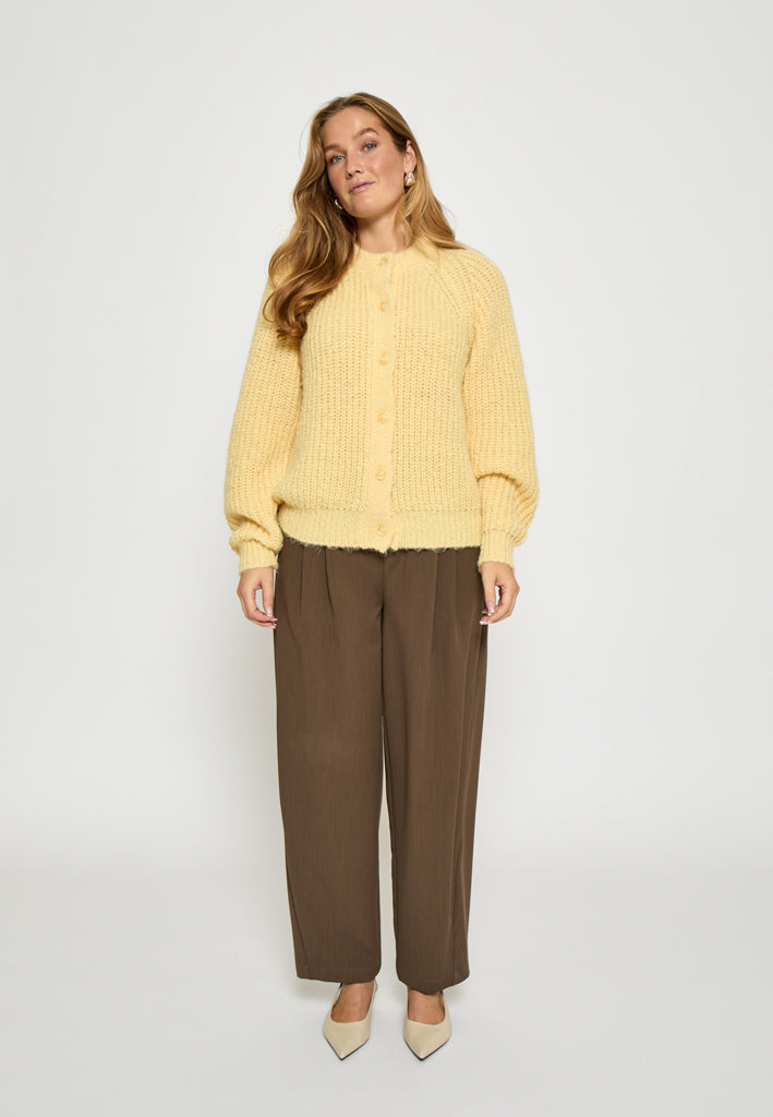 Peppercorn PCMabelle GRS Knit Cardigan Cardigans 1006 FRENCH VANILLA