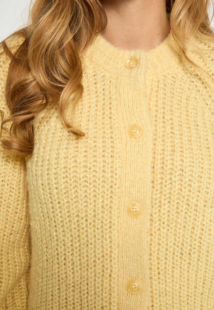 Peppercorn PCMabelle GRS Knit Cardigan Cardigans 1006 FRENCH VANILLA