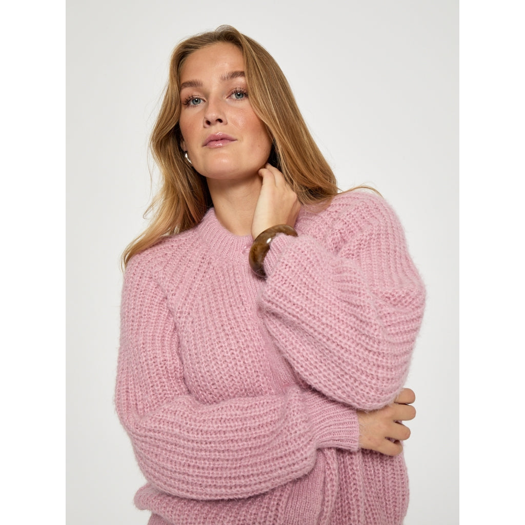 Peppercorn PCMabelle GRS Knit Cardigan Cardigans 4631 MAUVE MIST ROSE