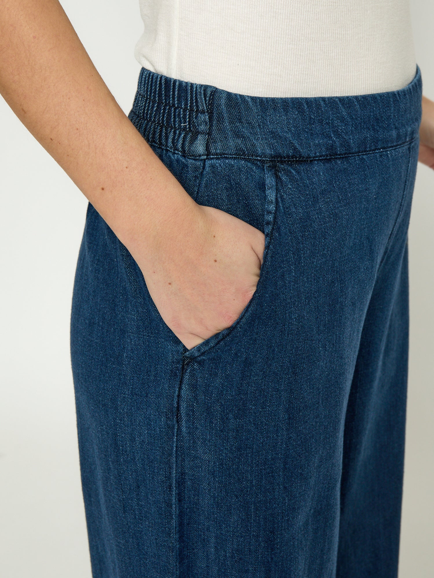 Peppercorn PCMadison Denim Pant Pant 9610 Mid Blue Denim