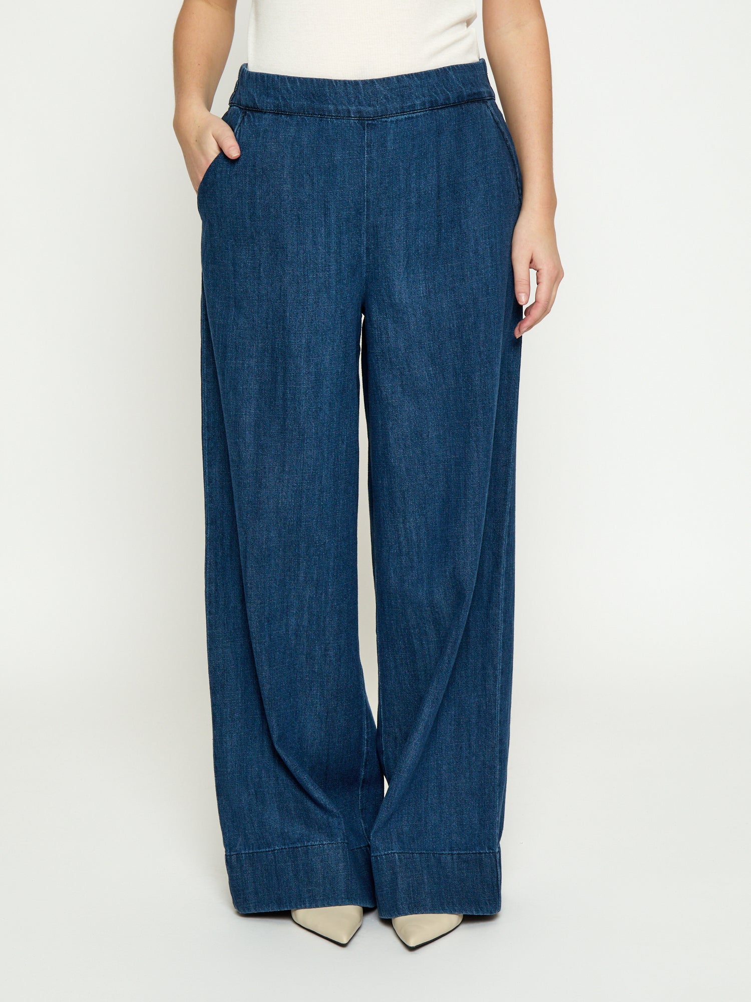 Peppercorn PCMadison Denim Pant Pant 9610 Mid Blue Denim