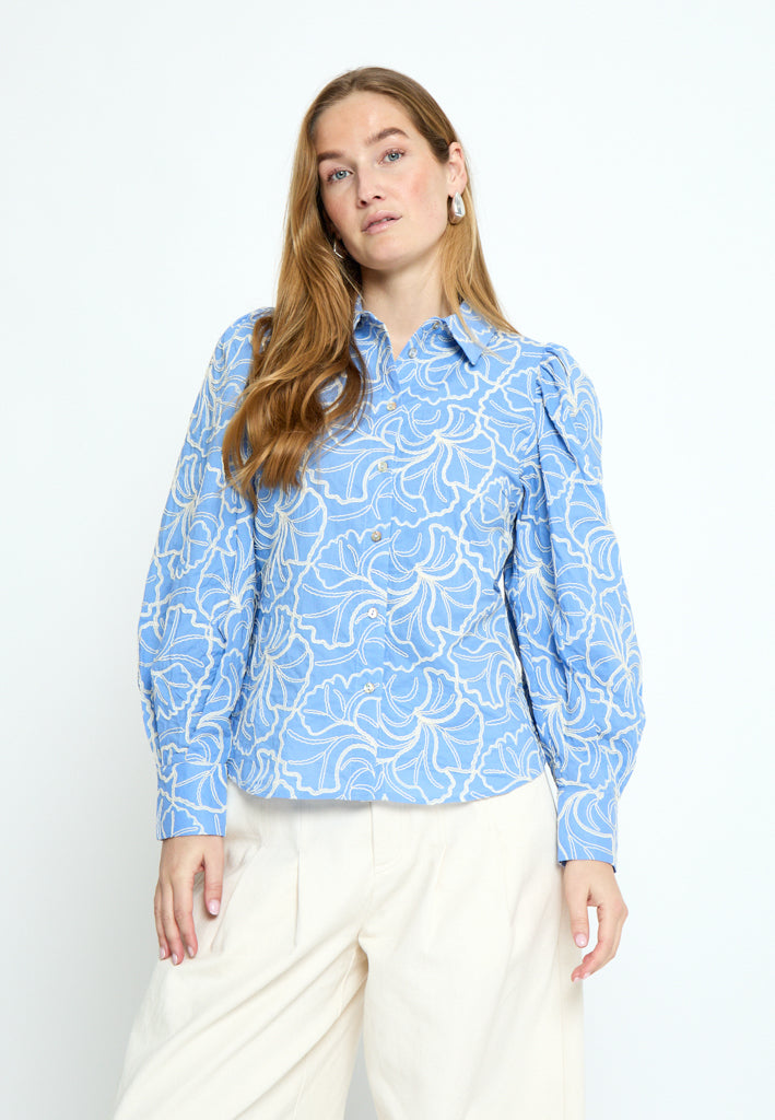 Peppercorn PCMakita Shirt Shirt 2016 CORNFLOWER BLUE