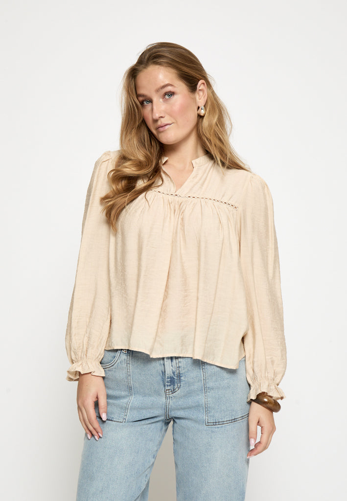 Peppercorn PCMarie Blouse Blouse 0265 Sandshell