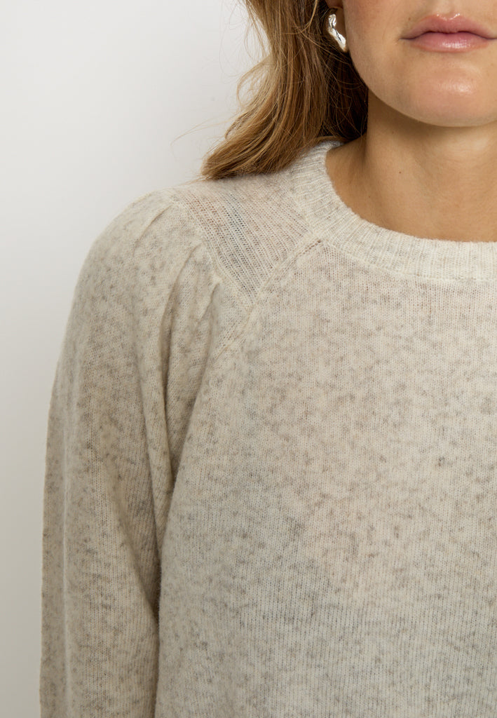 Peppercorn PCMartine GRS RWS Knit Pullover Pullover 0011Gardenia Melange