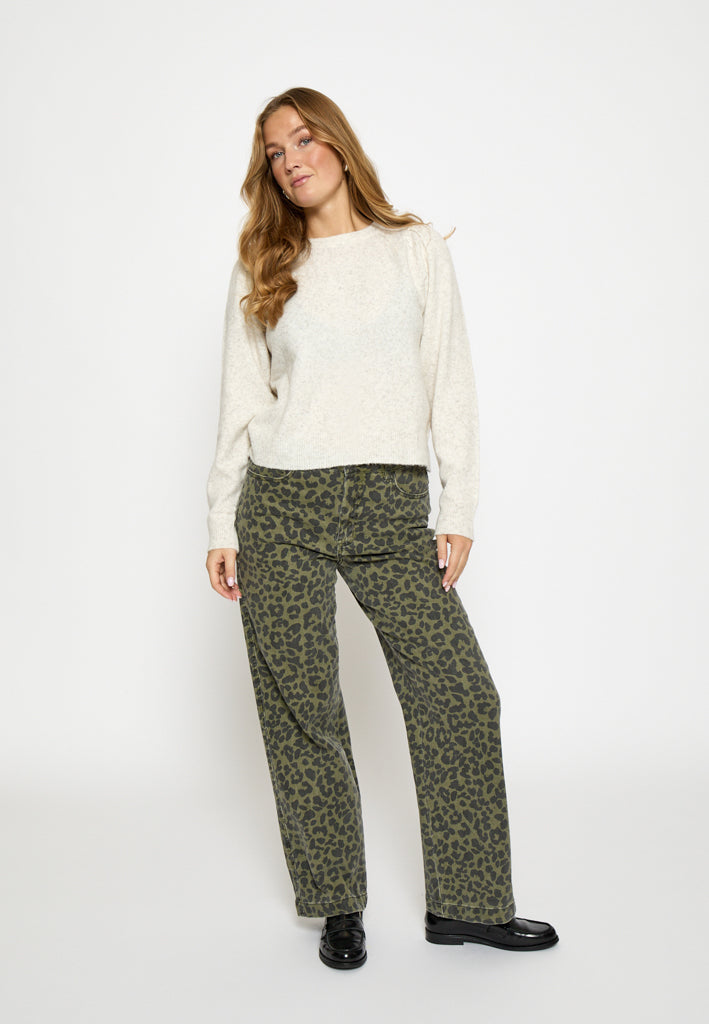 Peppercorn PCMartine GRS RWS Knit Pullover Pullover 0011Gardenia Melange