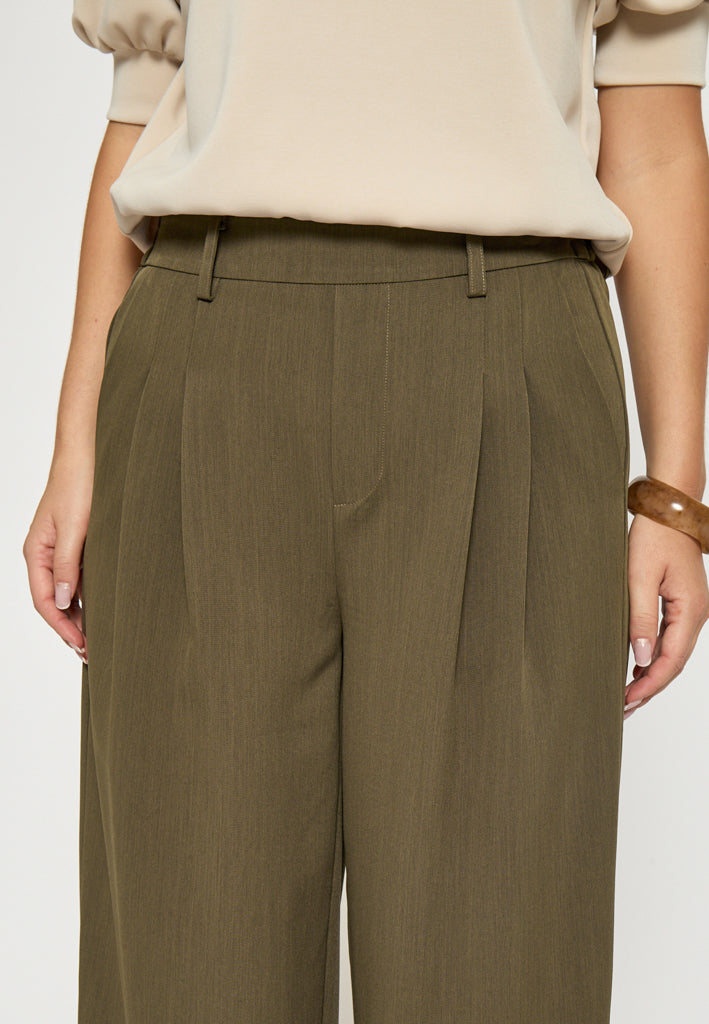 Peppercorn PCMaya HW Pant Pant 5944M Ermine Brown Melange