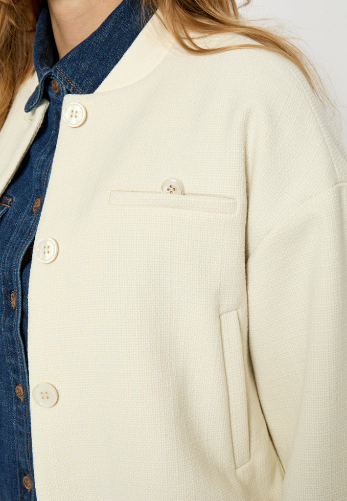 Peppercorn PCMillaya Jacket Jacket 0202 Whitecap Creme