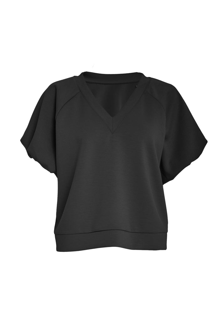 Peppercorn PCMinnie GRS Balloon Sleeve Blouse T-Shirt 9000 Black