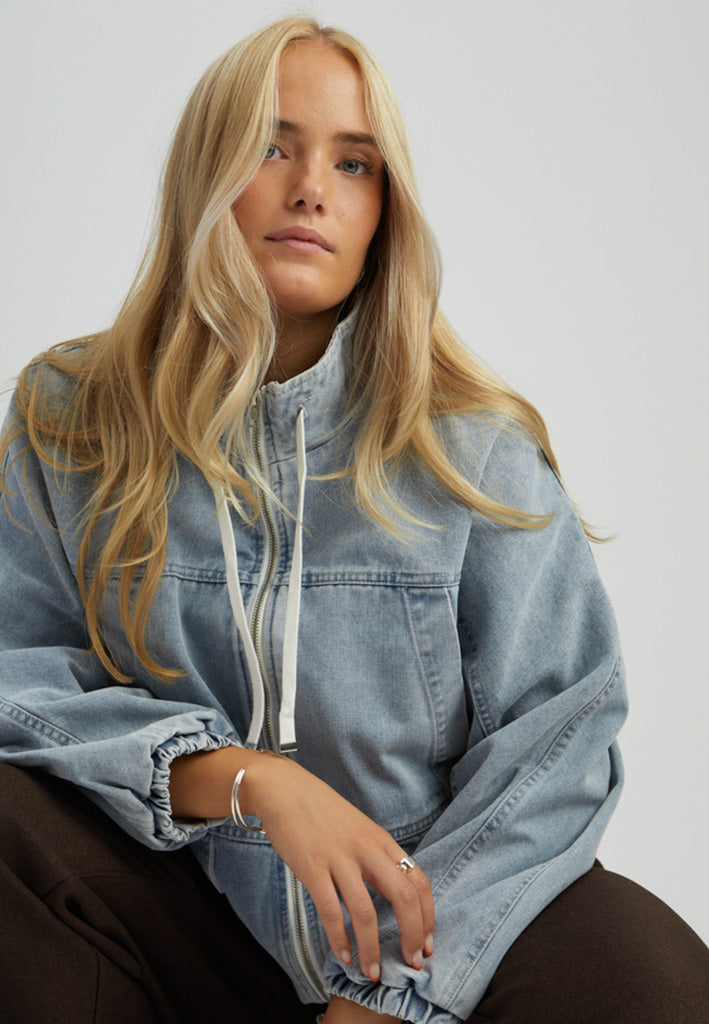 Peppercorn PCMiska Jacket Jacket 0010 Light Blue Denim