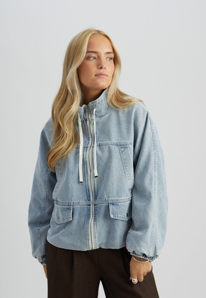 Peppercorn PCMiska Jacket Jacket 0010 Light Blue Denim