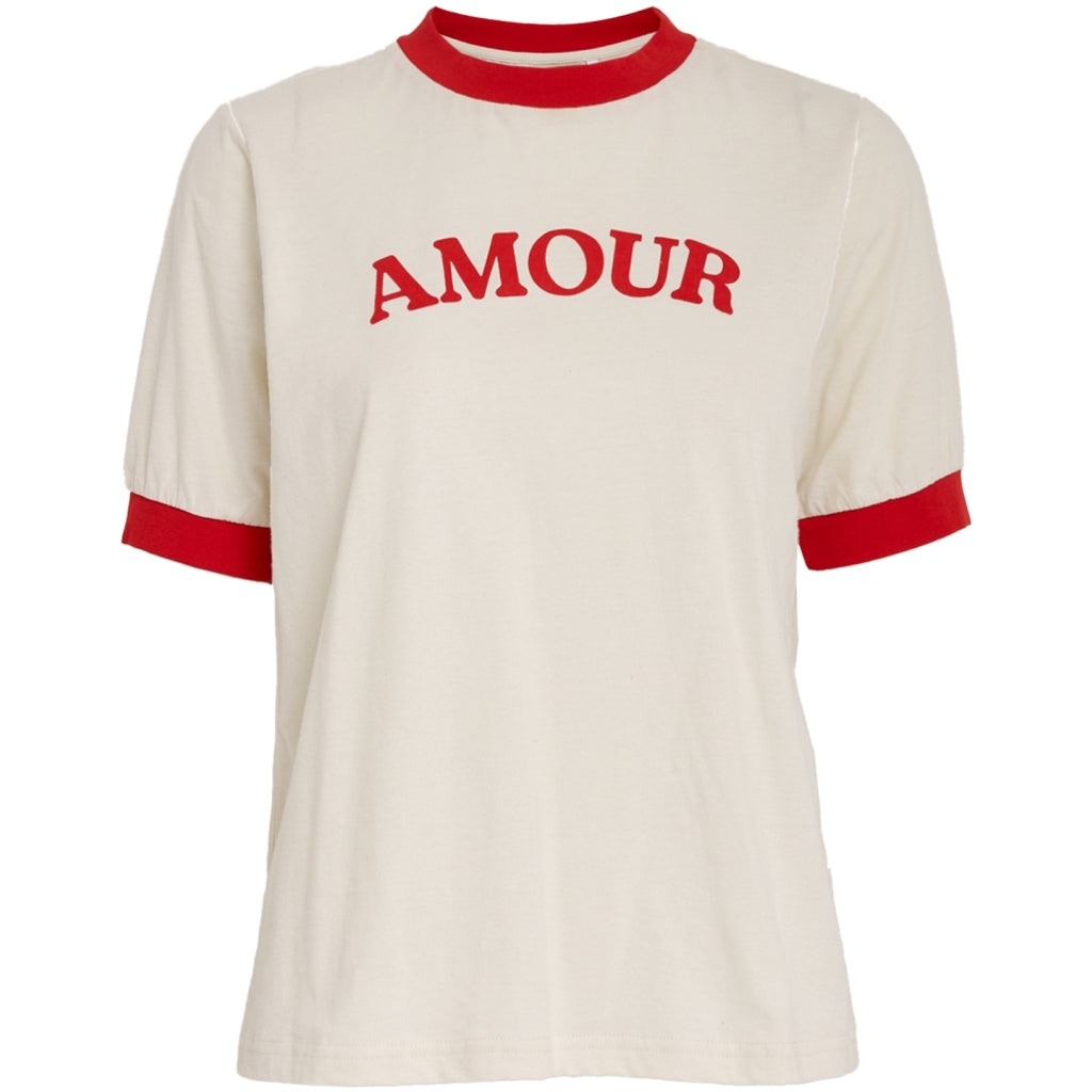 Peppercorn PCMomo Fiola GOTS T-Shirt T-Shirt 4049P Aura Orange Print