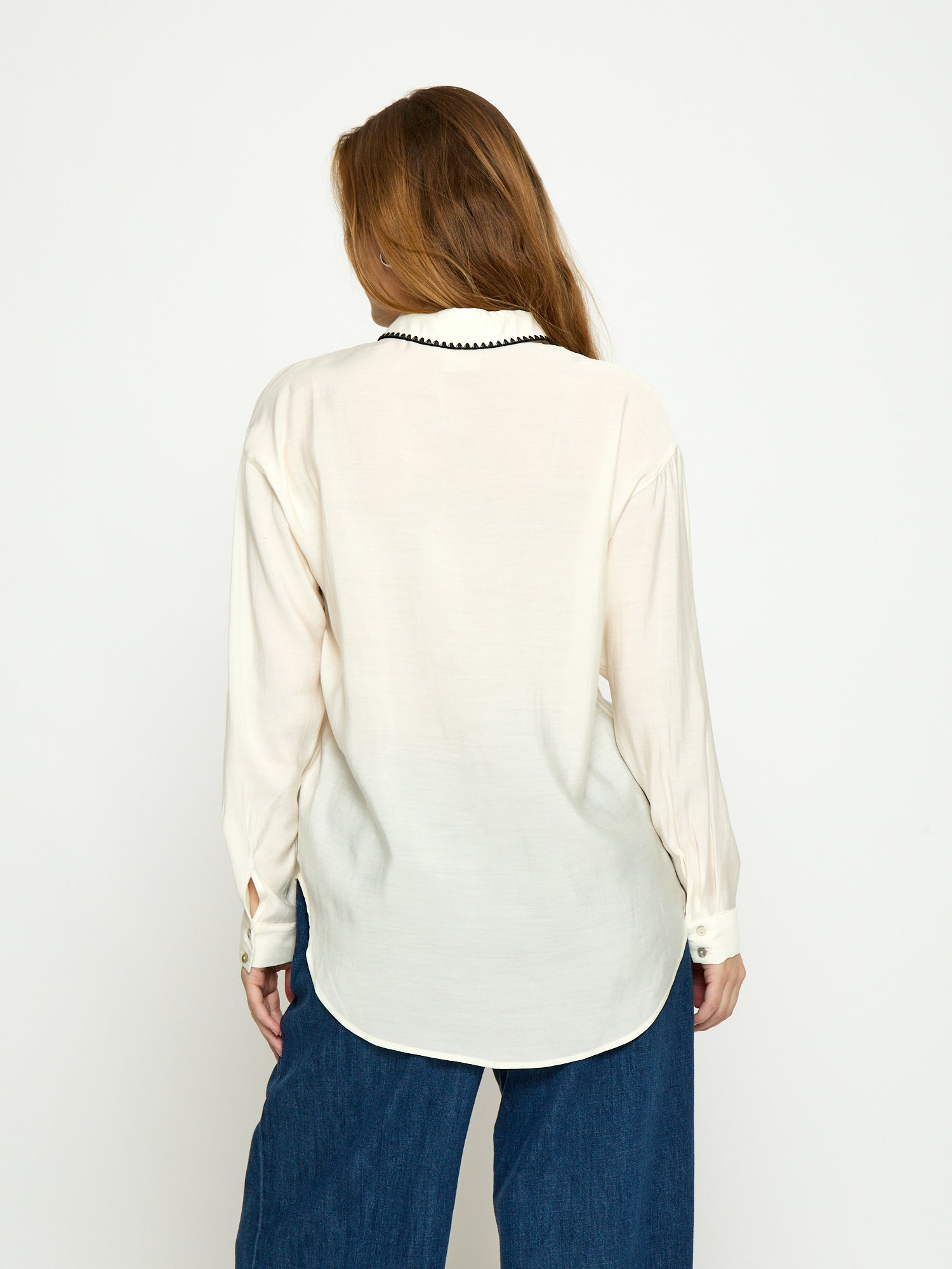 Peppercorn PCMonara Shirt Shirt 0202 Whitecap Creme