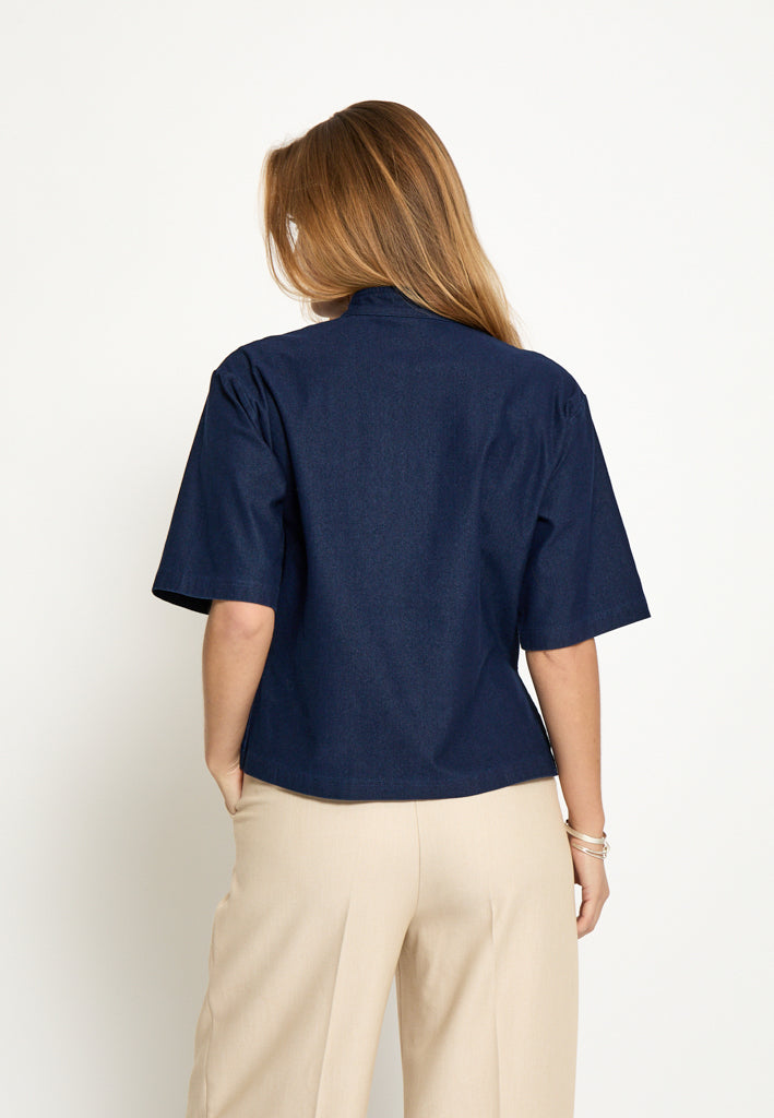 Peppercorn PCNaddie Blouse Blouse 006 Dark Denim