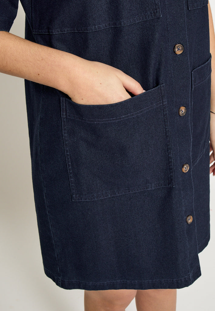 Peppercorn PCNaddie Dress Dress 006 Dark Denim