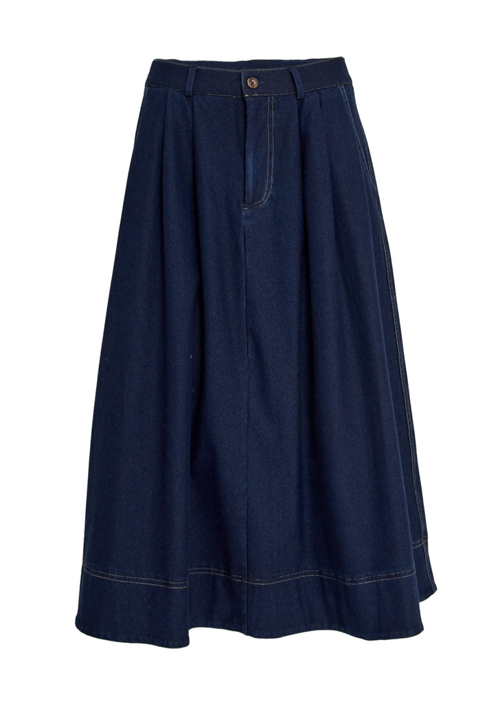 Peppercorn PCNaddie Skirt Skirt 006 Dark Denim