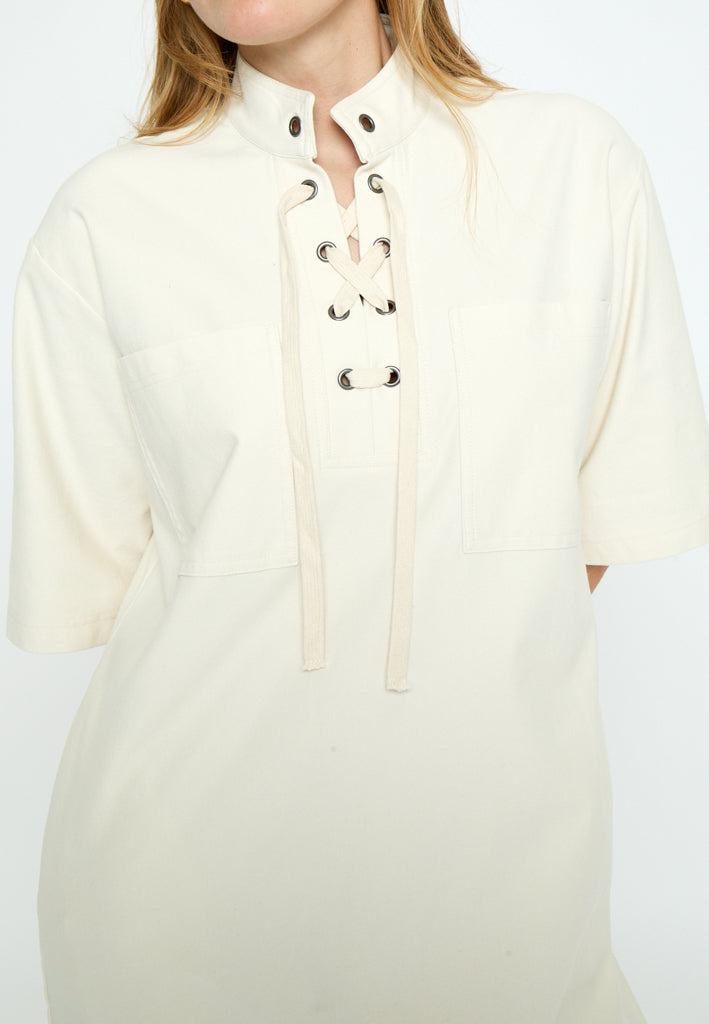 Peppercorn PCNaddie Tie String Dress Dress 0140 Tofu