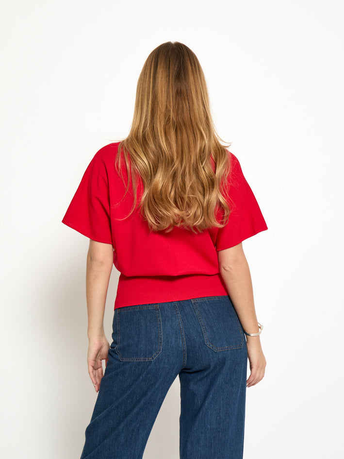 Peppercorn PCNaia Polo Top Top 4049 Aura Orange