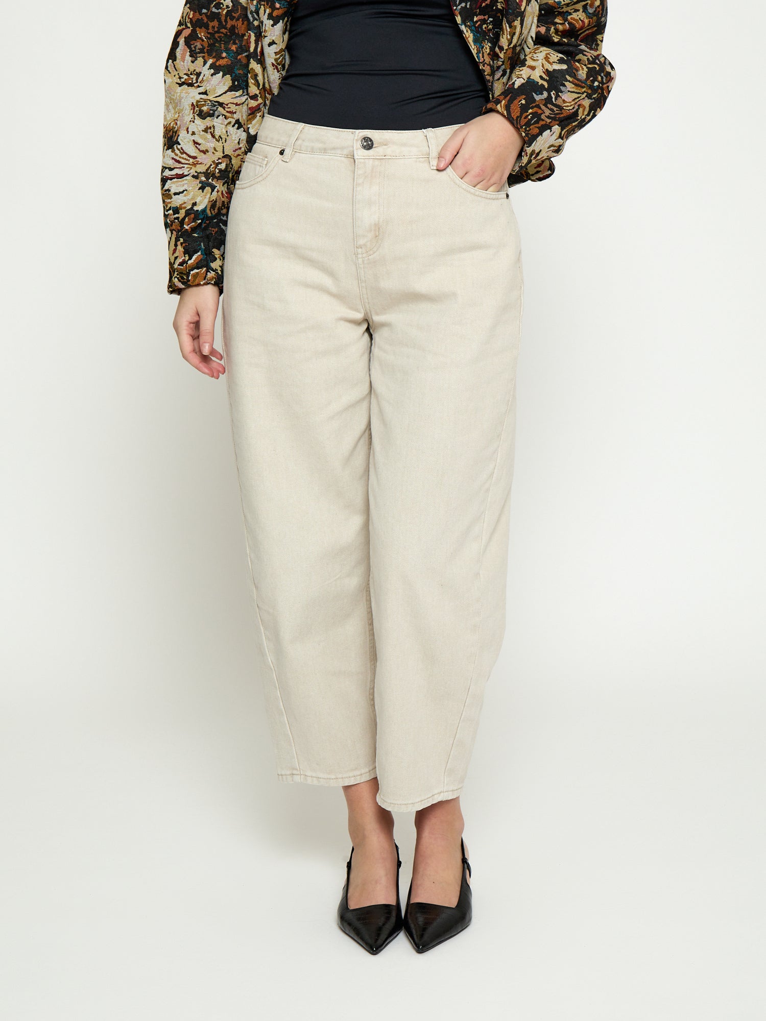 Peppercorn PCNamira Pant Jeans 653 Peyote Sand