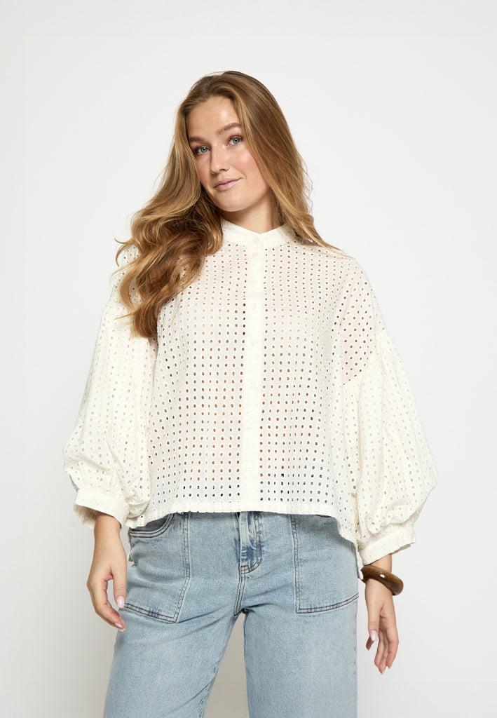 Peppercorn PCNanett Shirt Shirt 235 Cloud Dancer