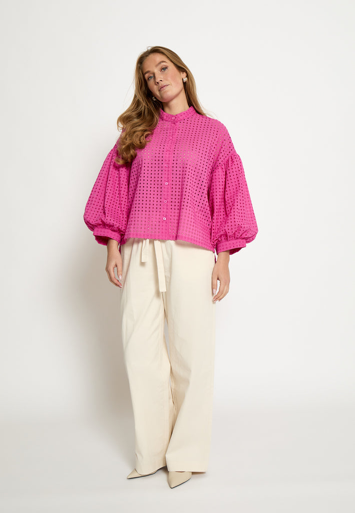 Peppercorn PCNanett Shirt Shirt 7031 Fuchsia Fedora