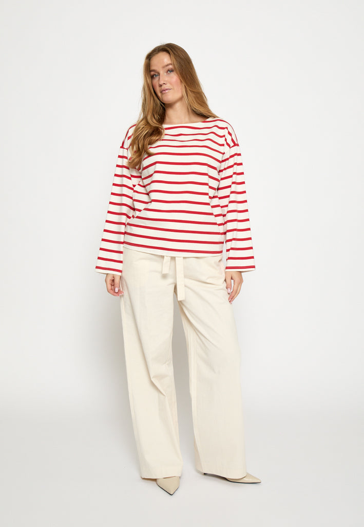 Peppercorn PCNayala Blouse Blouse 4049S Aura Orange Stripe