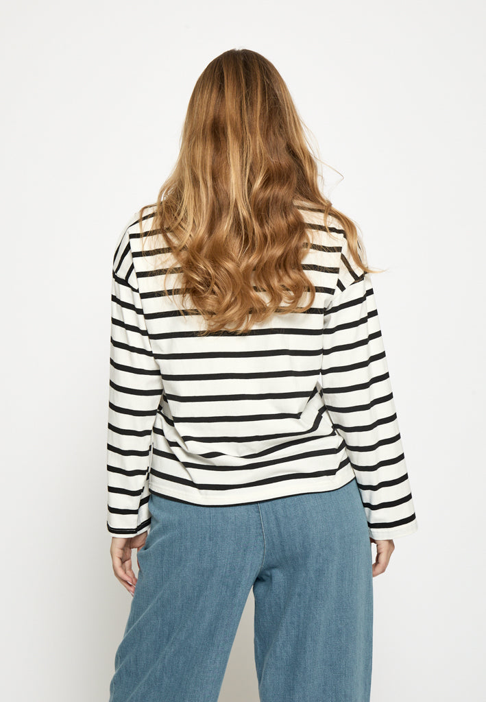 Peppercorn PCNayala Blouse Blouse 9000S Black Stripe