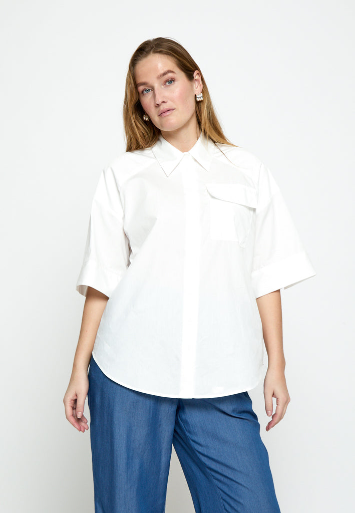 Peppercorn PCNedrine Shirt Shirt 0001 White
