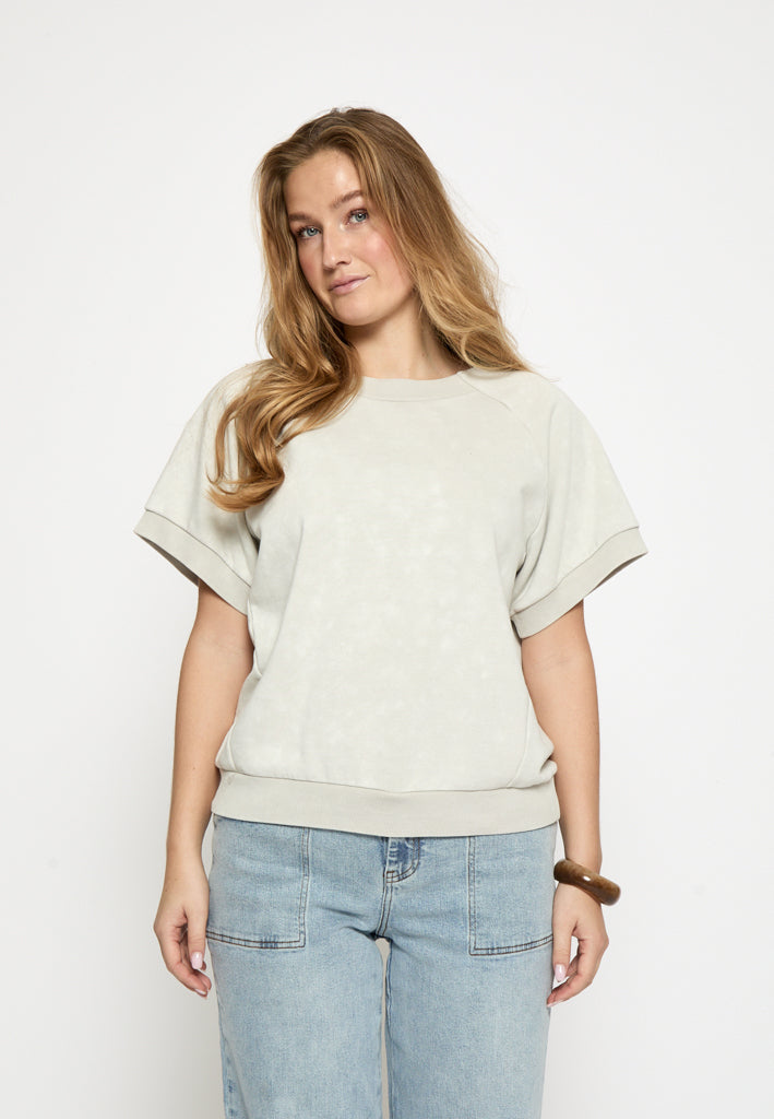 Peppercorn PCNicia Oversized Top Top 0202 Whitecap Creme