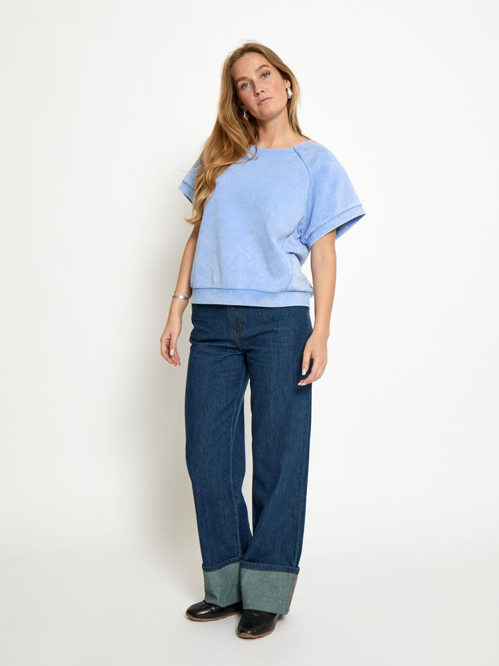Peppercorn PCNicia Oversized Top Top 2016 CORNFLOWER BLUE