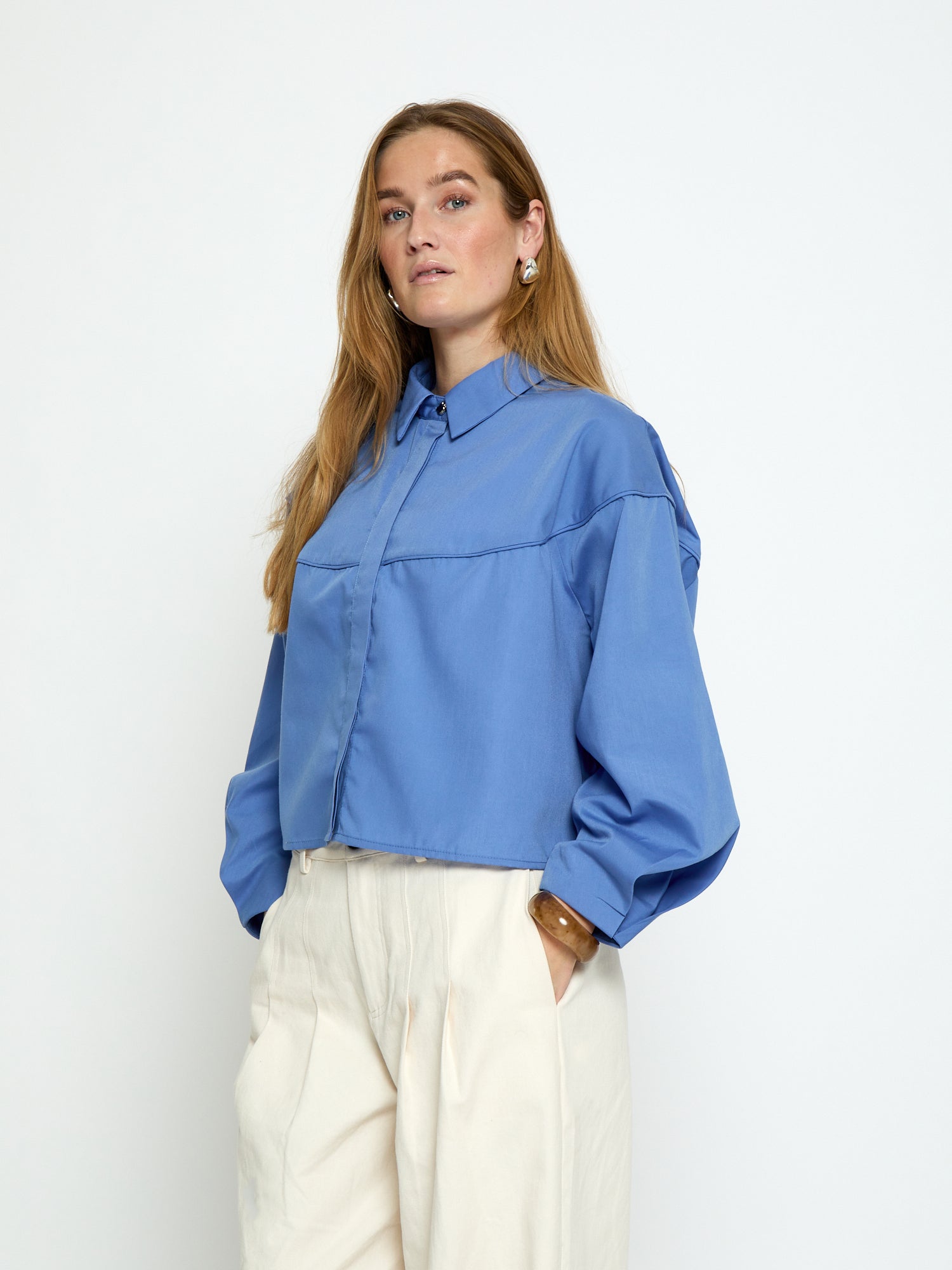 Peppercorn PCNikki Shirt Shirt 2016 CORNFLOWER BLUE