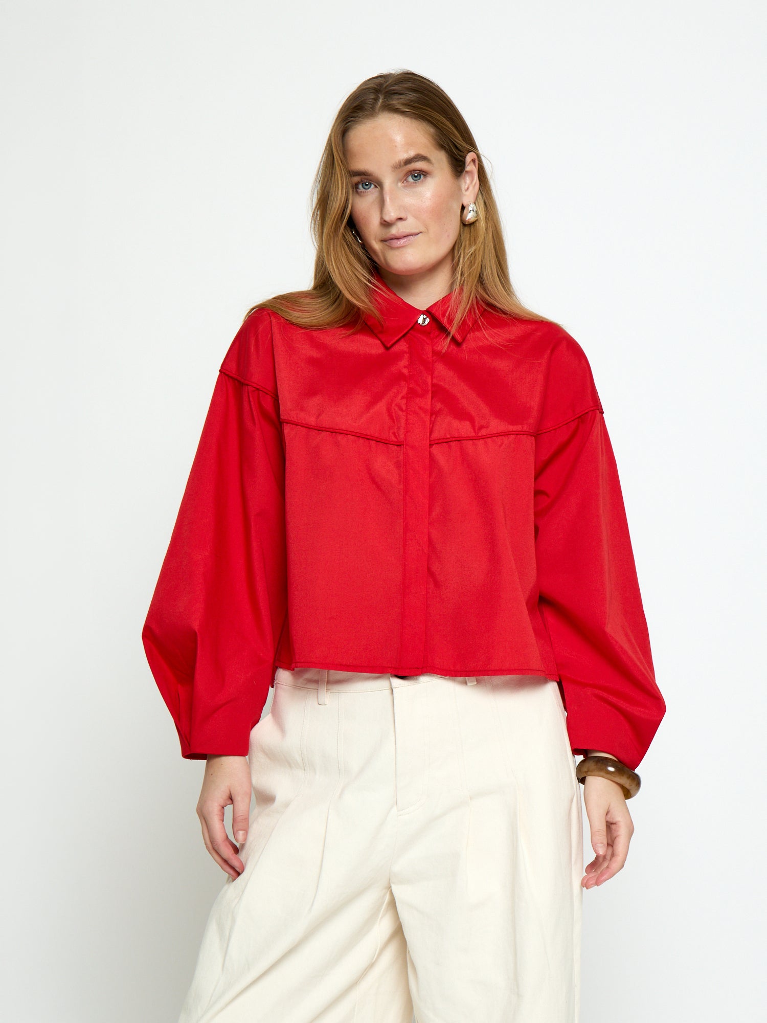 Peppercorn PCNikki Shirt Shirt 4049 Aura Orange