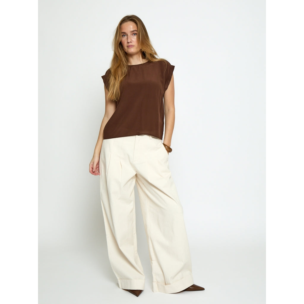 Peppercorn PCNila Pant Pant 0202 Whitecap Creme