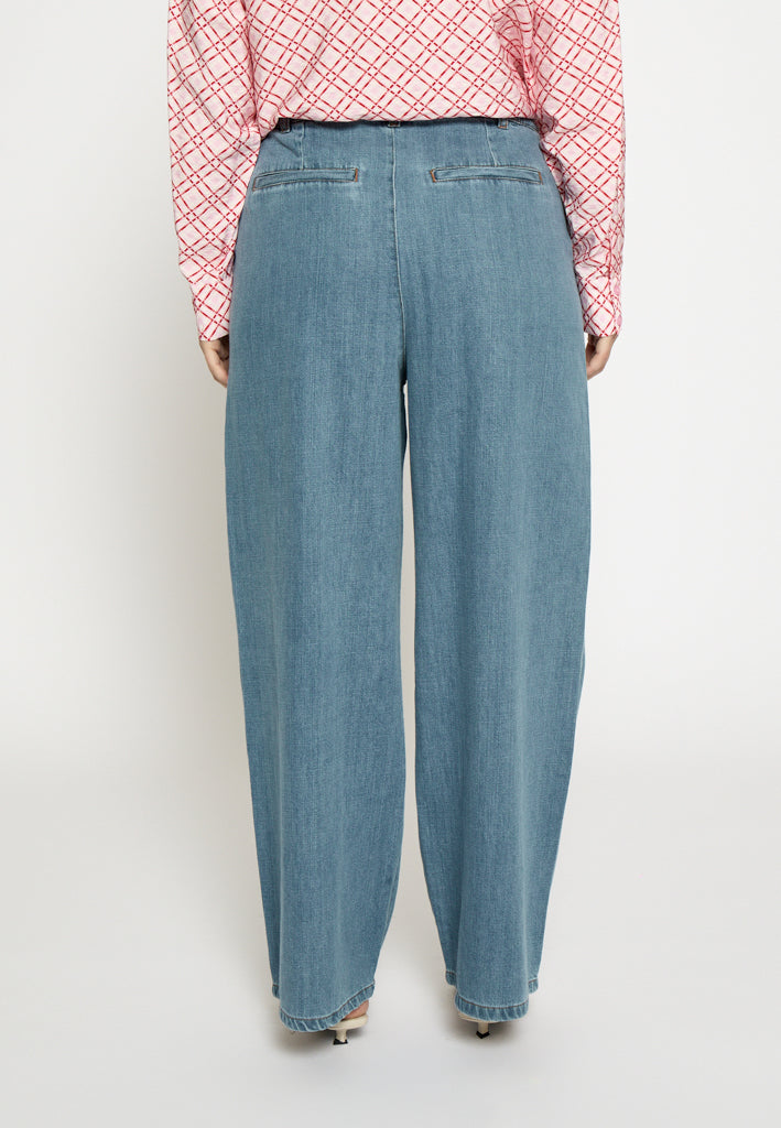 Peppercorn PCNoèlle Denim Pant Pant 9610 Mid Blue Denim