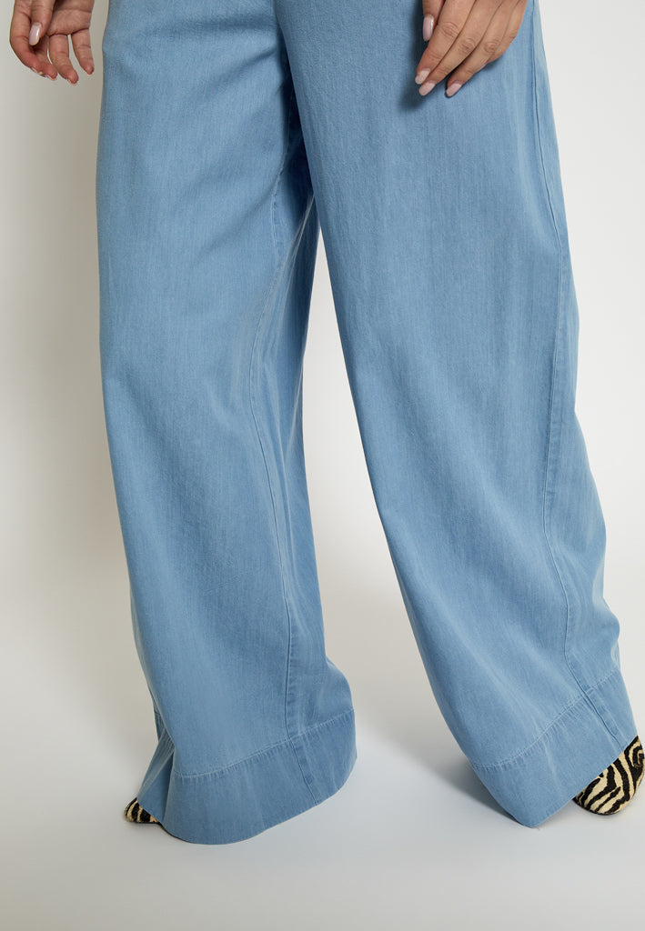 Peppercorn PCNuisa Pant Pant 9610 Mid Blue Denim