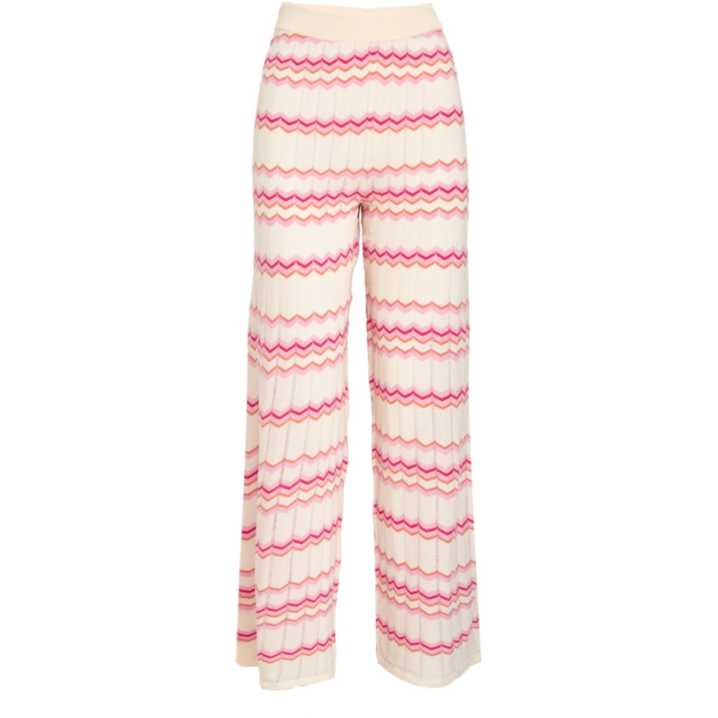 Peppercorn PCOline GRS Knit Pant Pant 0202J Whitecap Creme Jacq.