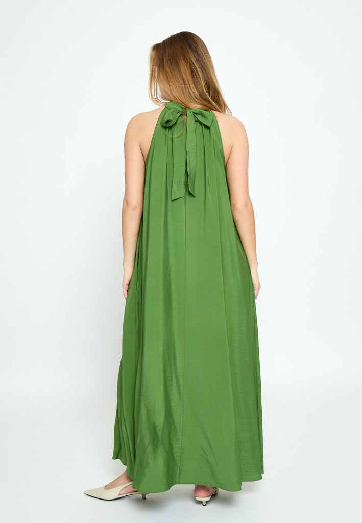 Peppercorn PCOpeya Solid Halterneck Dress Dress 3750 Cactus