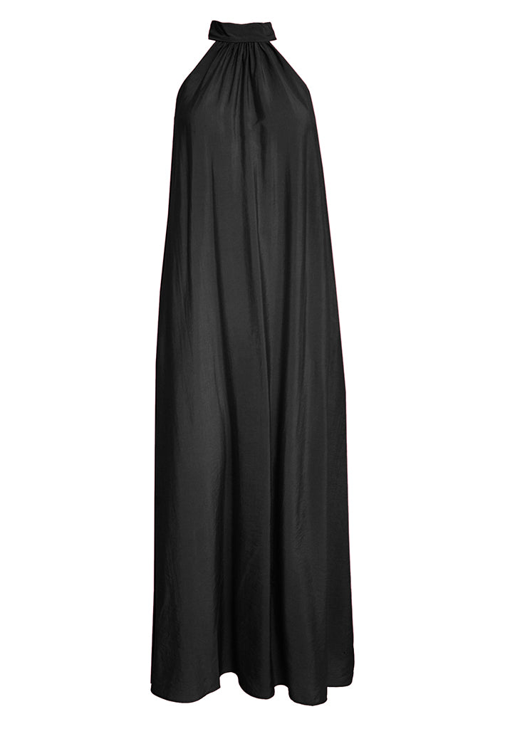 Peppercorn PCOpeya Solid Halterneck Dress Dress 9000 Black