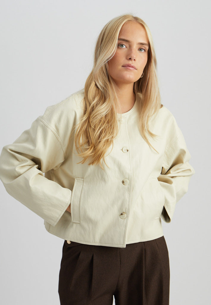 Peppercorn PCOsana Jacket Jacket 0202 Whitecap Creme