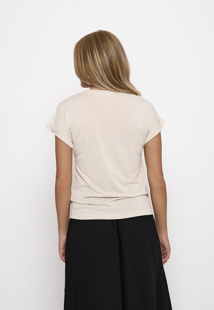 Peppercorn PCPalaya T-shirt Top 0265 Sandshell