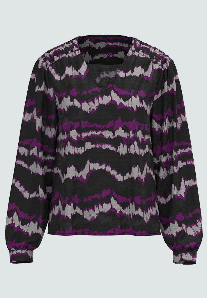 Peppercorn PCParisa Blouse Blouse 9000P Black Print