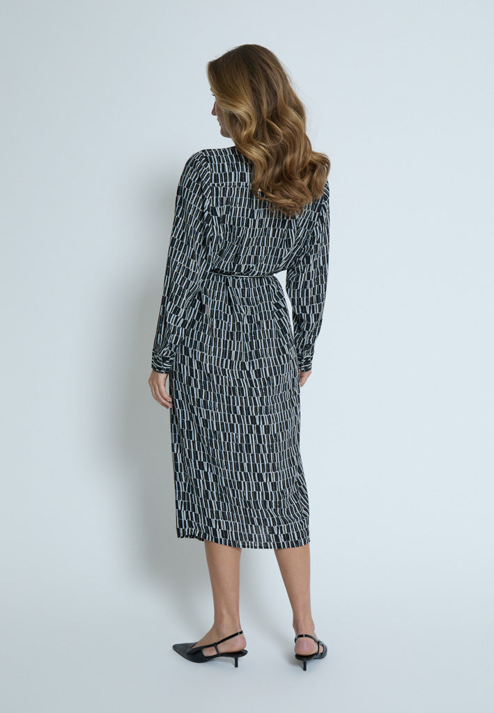 Peppercorn PCPhilippa Maxi Dress Dress 2326P Gray Violet Print