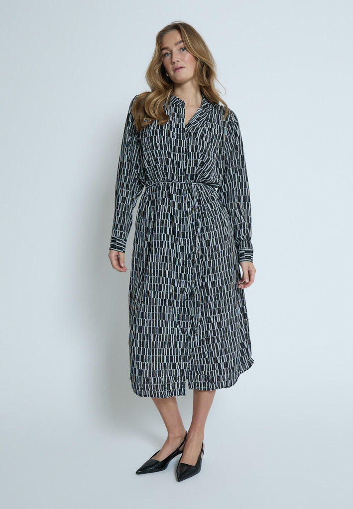 Peppercorn PCPhilippa Maxi Dress Dress 2326P Gray Violet Print