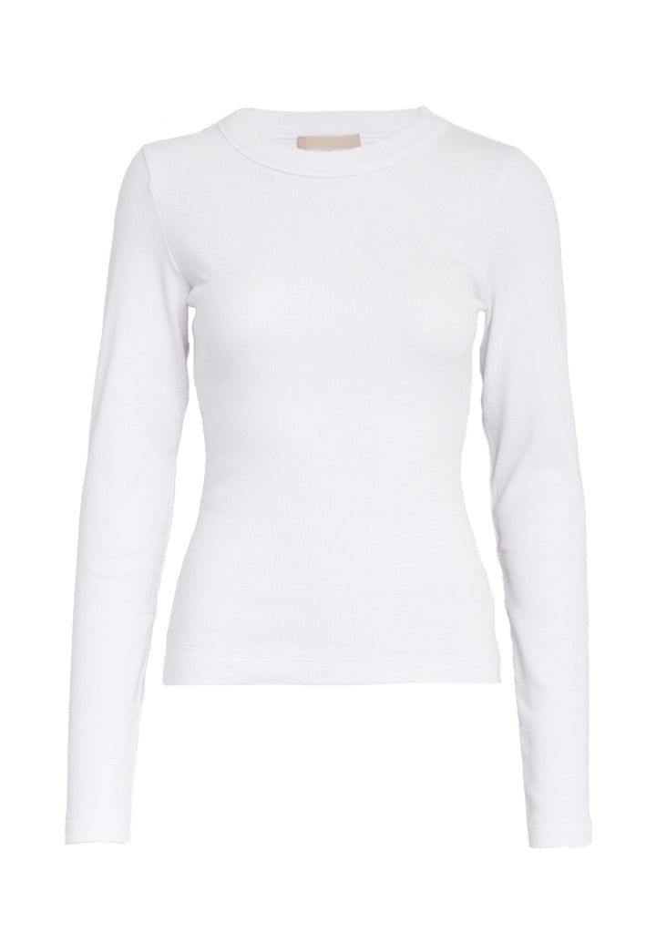 Peppercorn PCPhoebe GOTS Long Sleeve Top Top 0001 White
