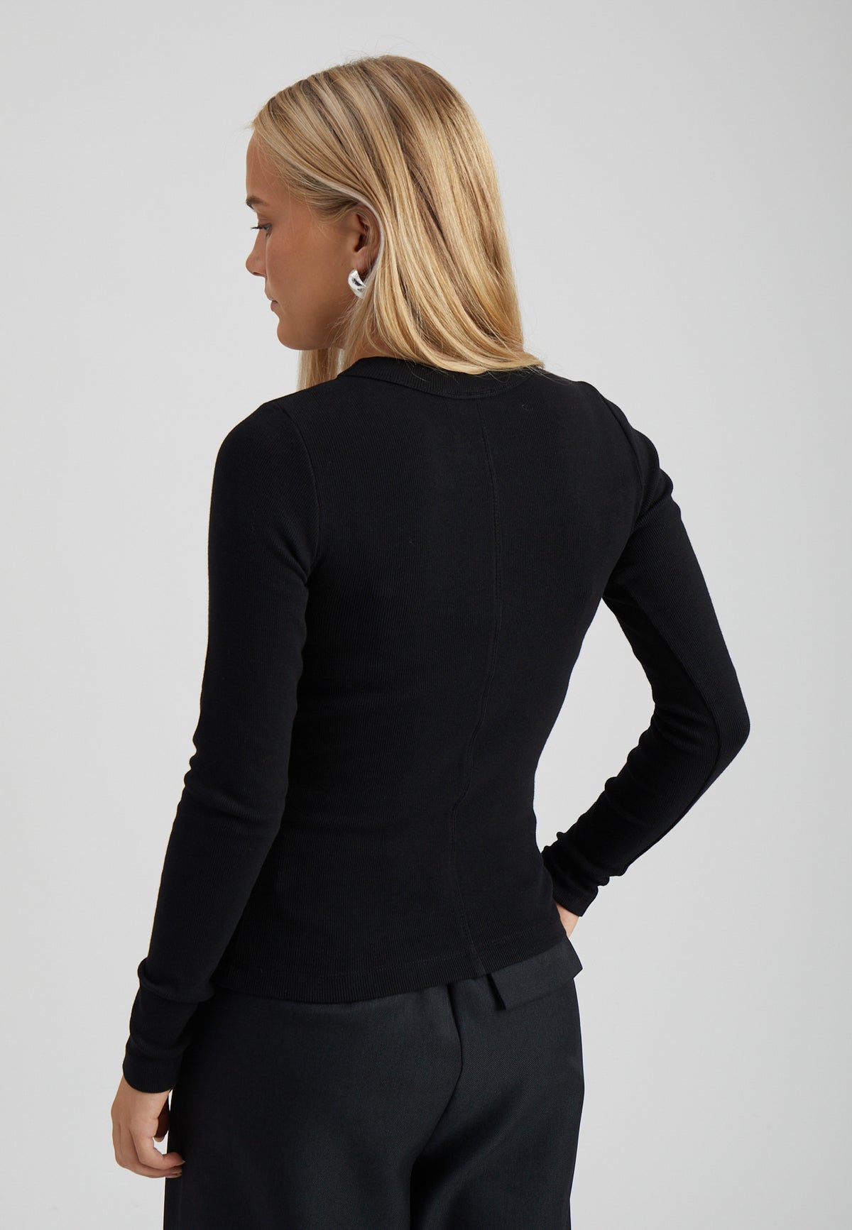 Peppercorn PCPhoebe GOTS Long Sleeve Top Top 9000 Black
