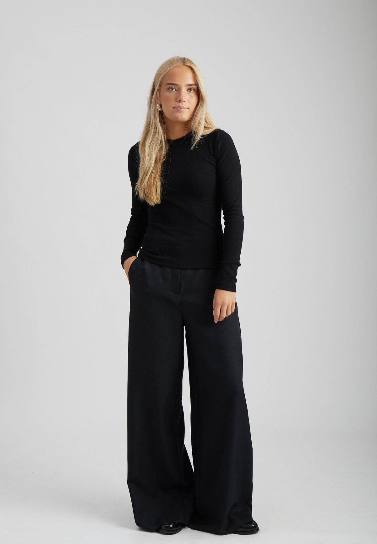Peppercorn PCPhoebe GOTS Long Sleeve Top Top 9000 Black