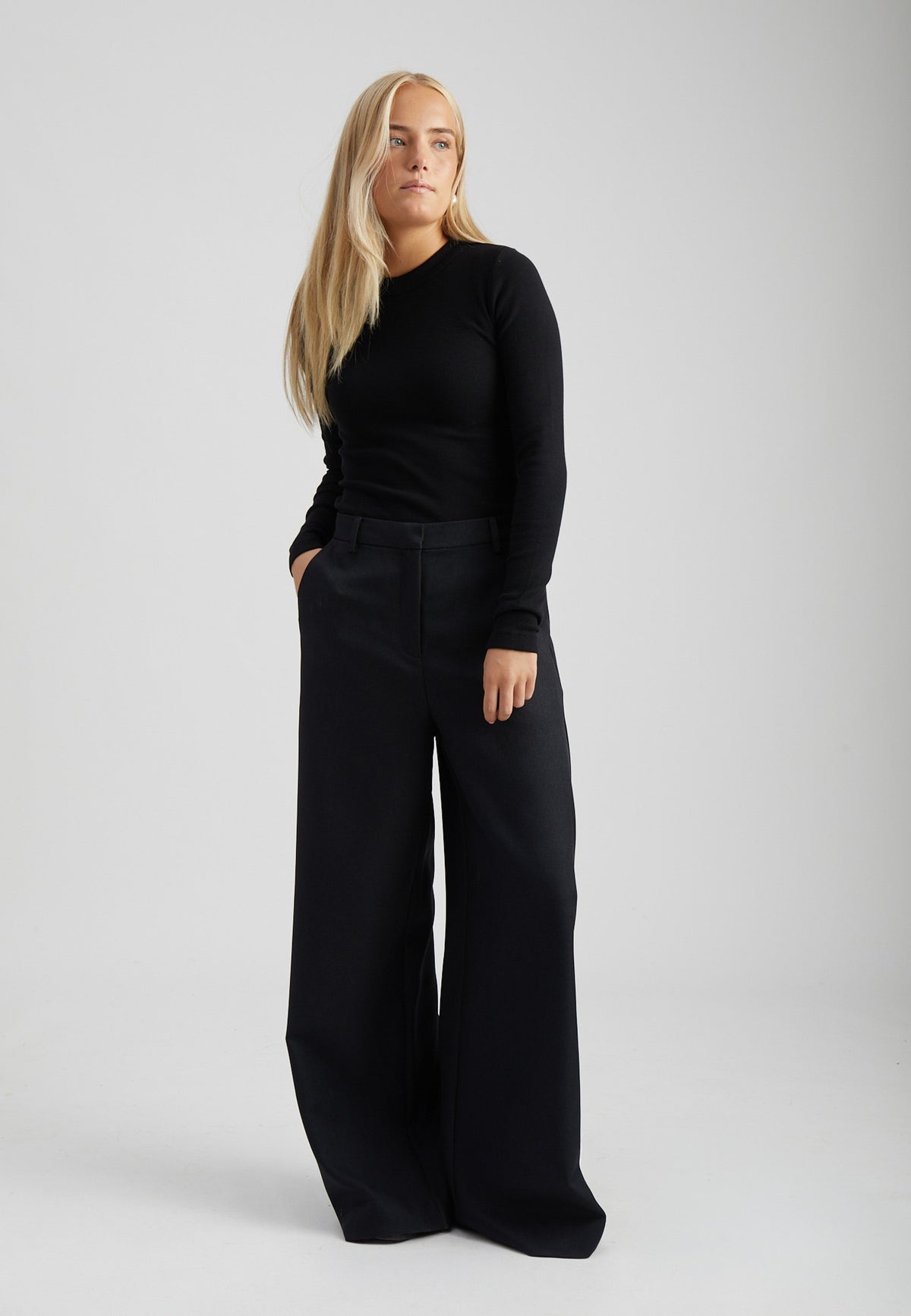 Peppercorn PCPhoebe GOTS Long Sleeve Top Top 9000 Black