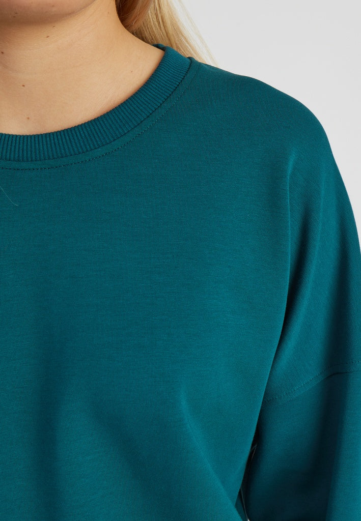 Peppercorn PCRaylene Sweat Sweatshirt 1432 Dark Sea
