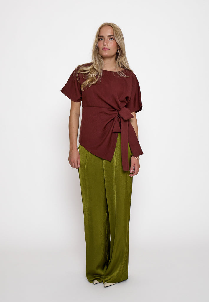 Peppercorn PCRebecca Blouse Blouse 1008 Maroon Red