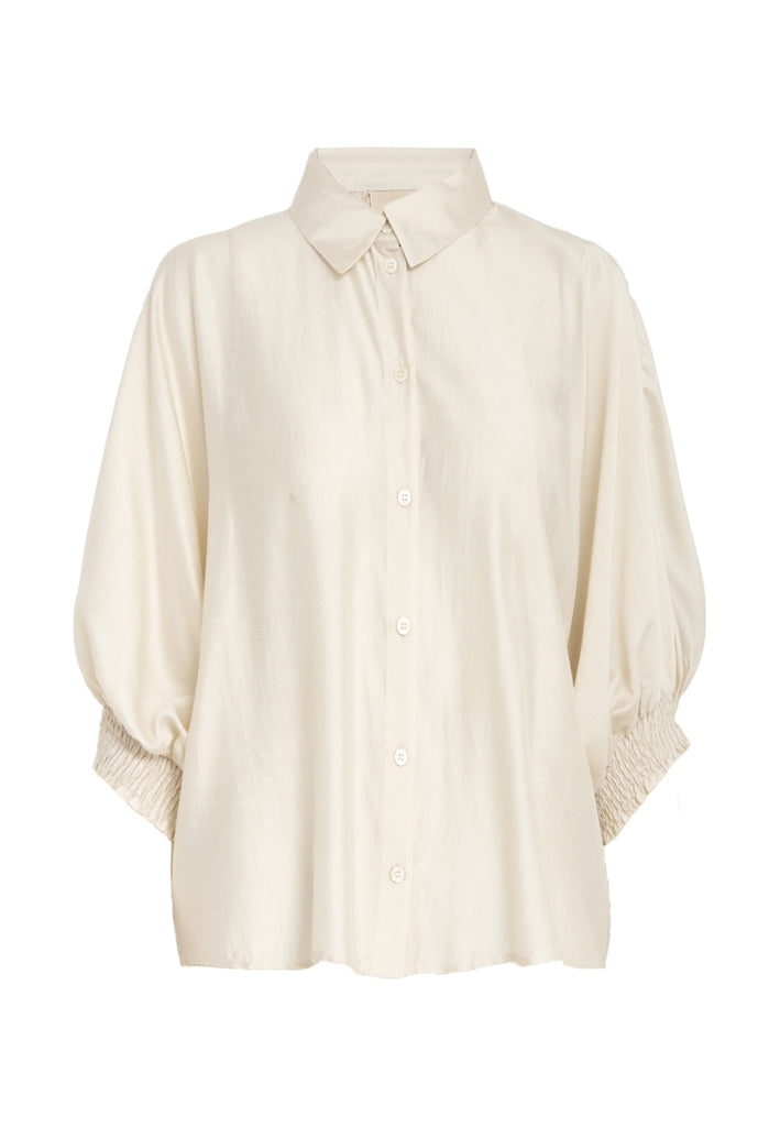 Peppercorn PCRegina Shirt Shirt 0202 Whitecap Creme