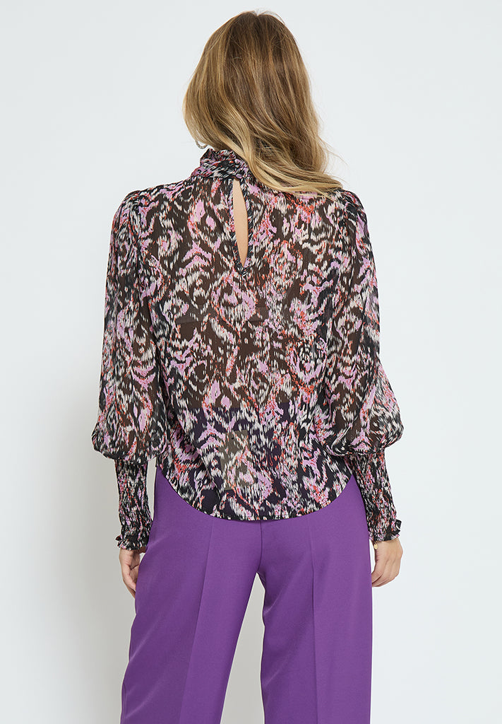 Peppercorn PCRegitze Blouse Blouse 9000P Black Print